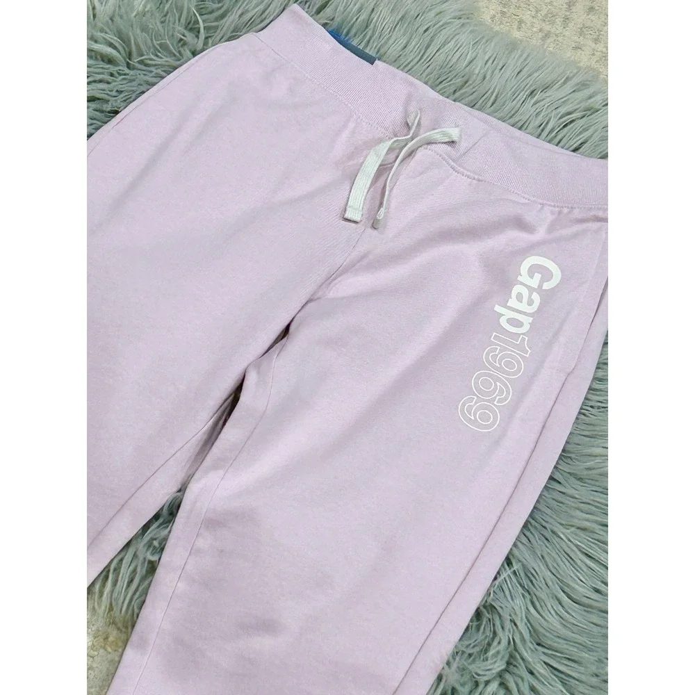 GAP Girl's 1969 Logo Drawstring Waist‎ Elastic Leg Purple Sweatpant Size 14/16